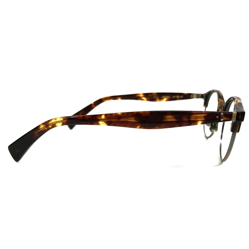 Eyevan Eyeglasses Frames 643 c.301901 Tortoise Gold Square Full Rim 47-23-147